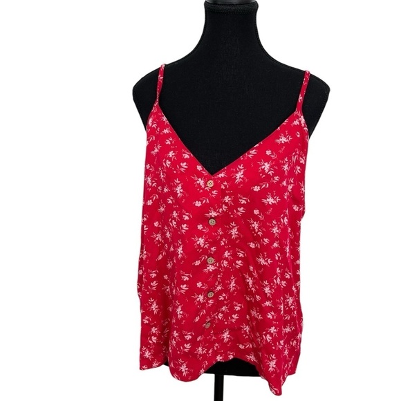 Shwiing Tops - NWT Shwiing Floral pink / Red Women's Top size large